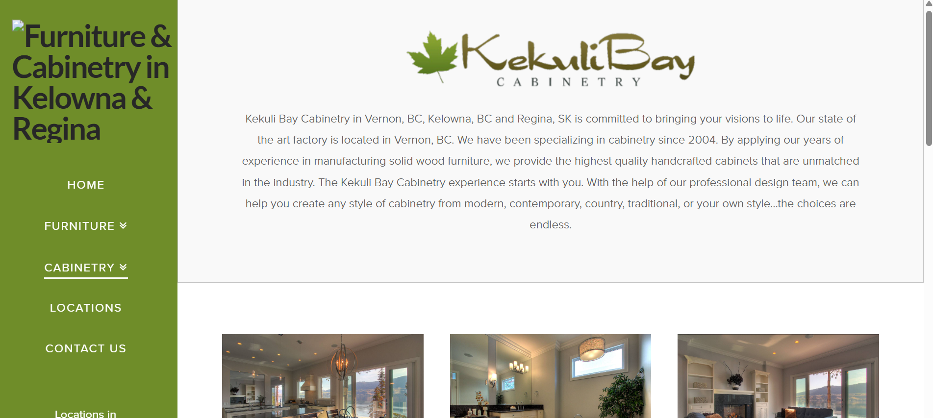 old website